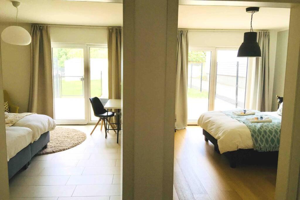 Large Family Retro Flat In City Center- Large Terrace & Garden View, Free Parking 룩셈부르크 외부 사진